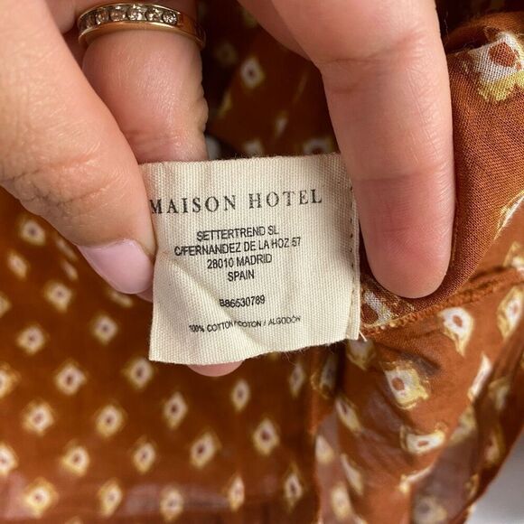 Maison Hotel Ziggy Boho Blouse in Bandhani Spring Pattern - Picture 7 of 7